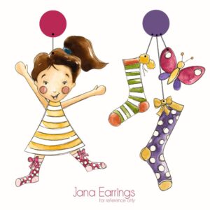 Mismatched earrings